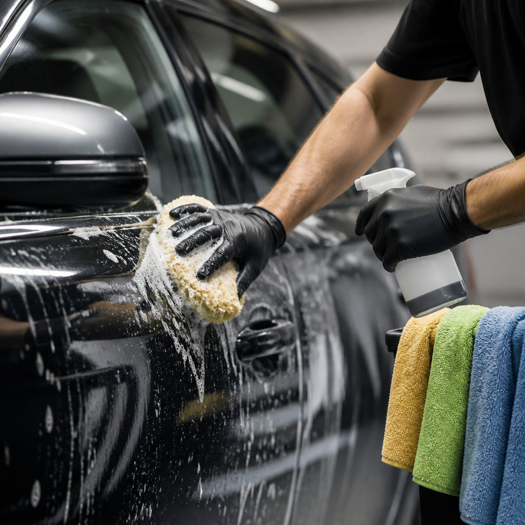 tips for detailing a car at home for beginners