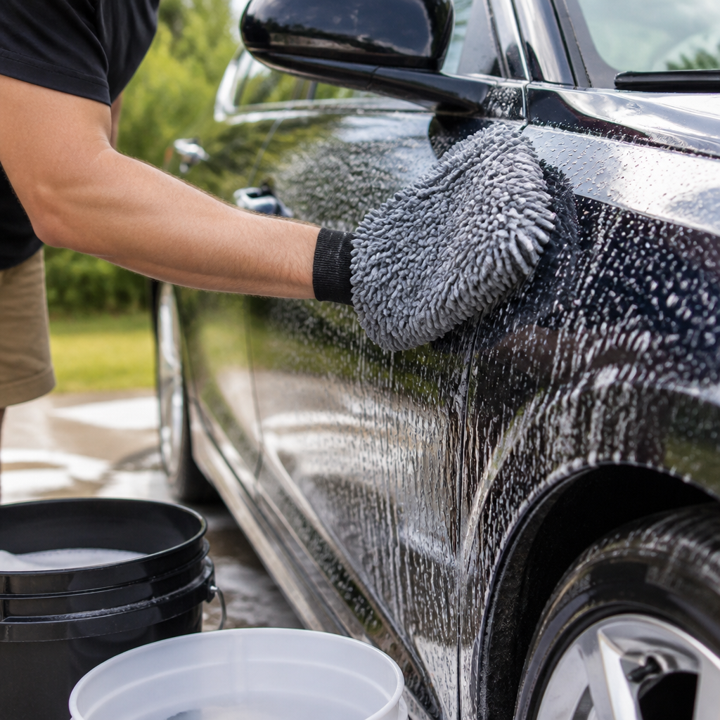 how to detail a car exterior at home