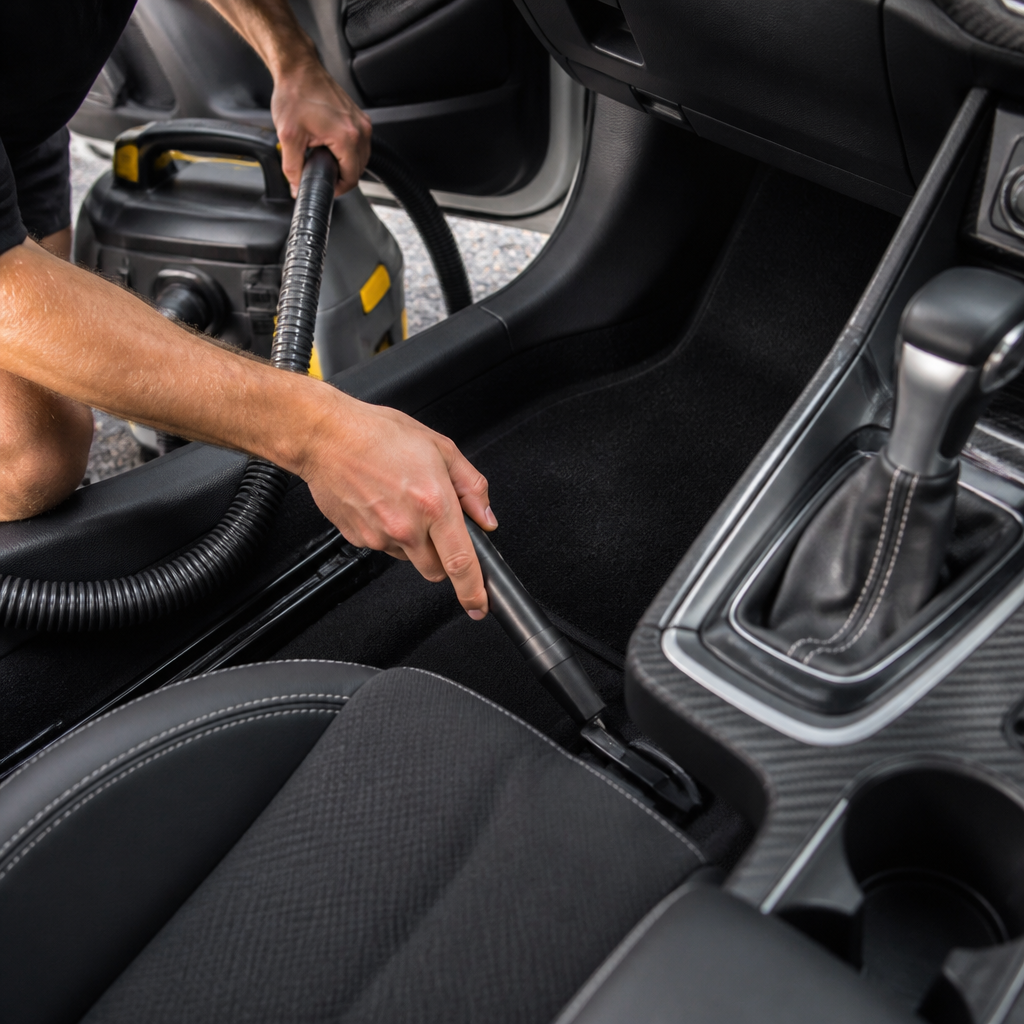 how to detail a car interior at home