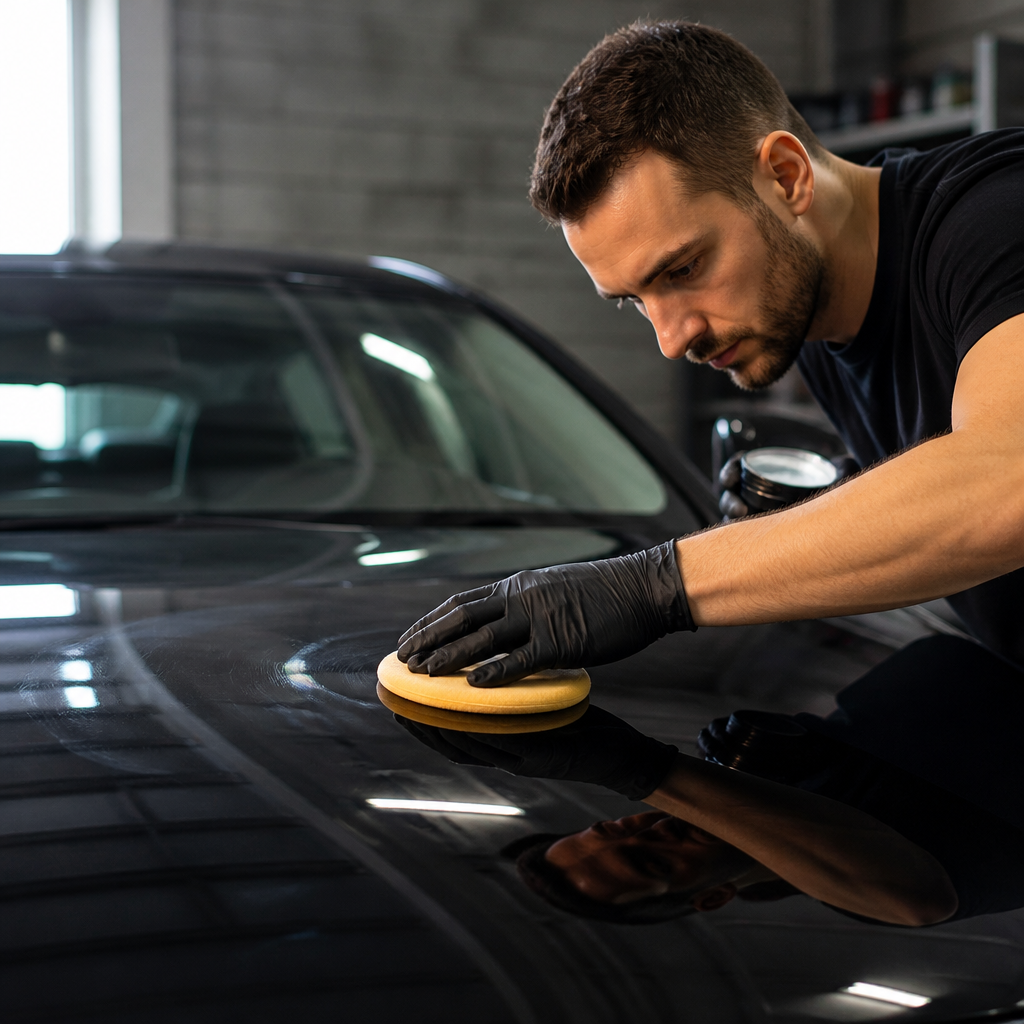 Professional car detailing at home